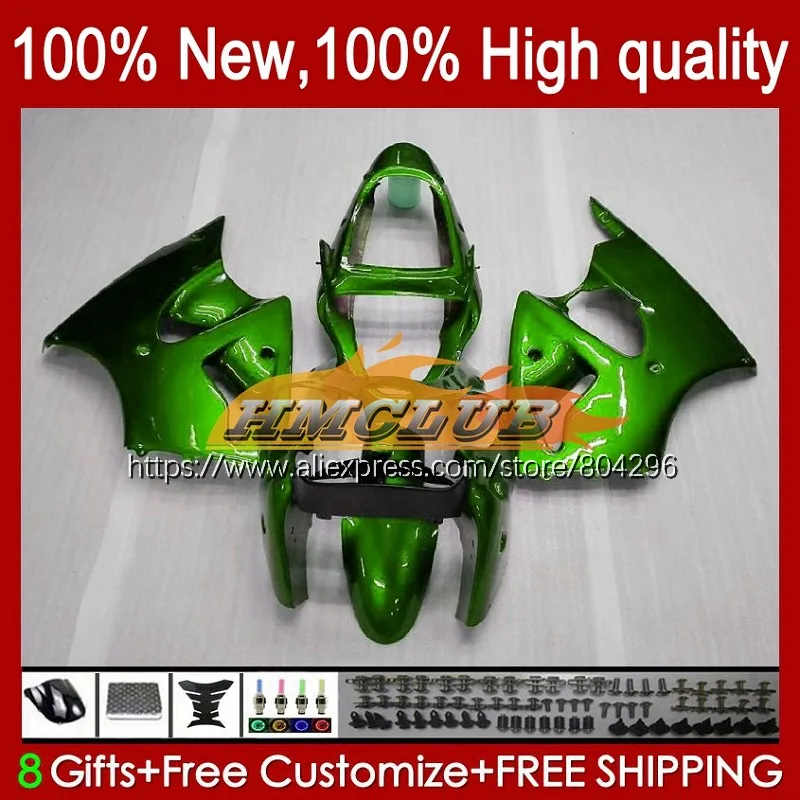 

Обтекатели ZX636 для KAWASAKI NINJA ZX 6R 636 6 R 2000 2001 2002 72No.208 600CC ZX-6R ZX600 ZX-636 глянцевые зеленые ZX6R 00 01 02