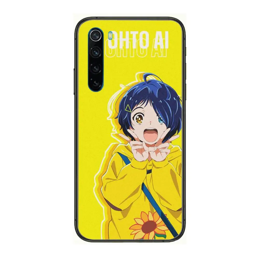 

Wonder Egg Priority Ai Kawaii cartoon Phone Case For XiaoMi Redmi Note 9S 8 7 6 5 A Pro T Y1 Anime Black Cover Silicone Back P