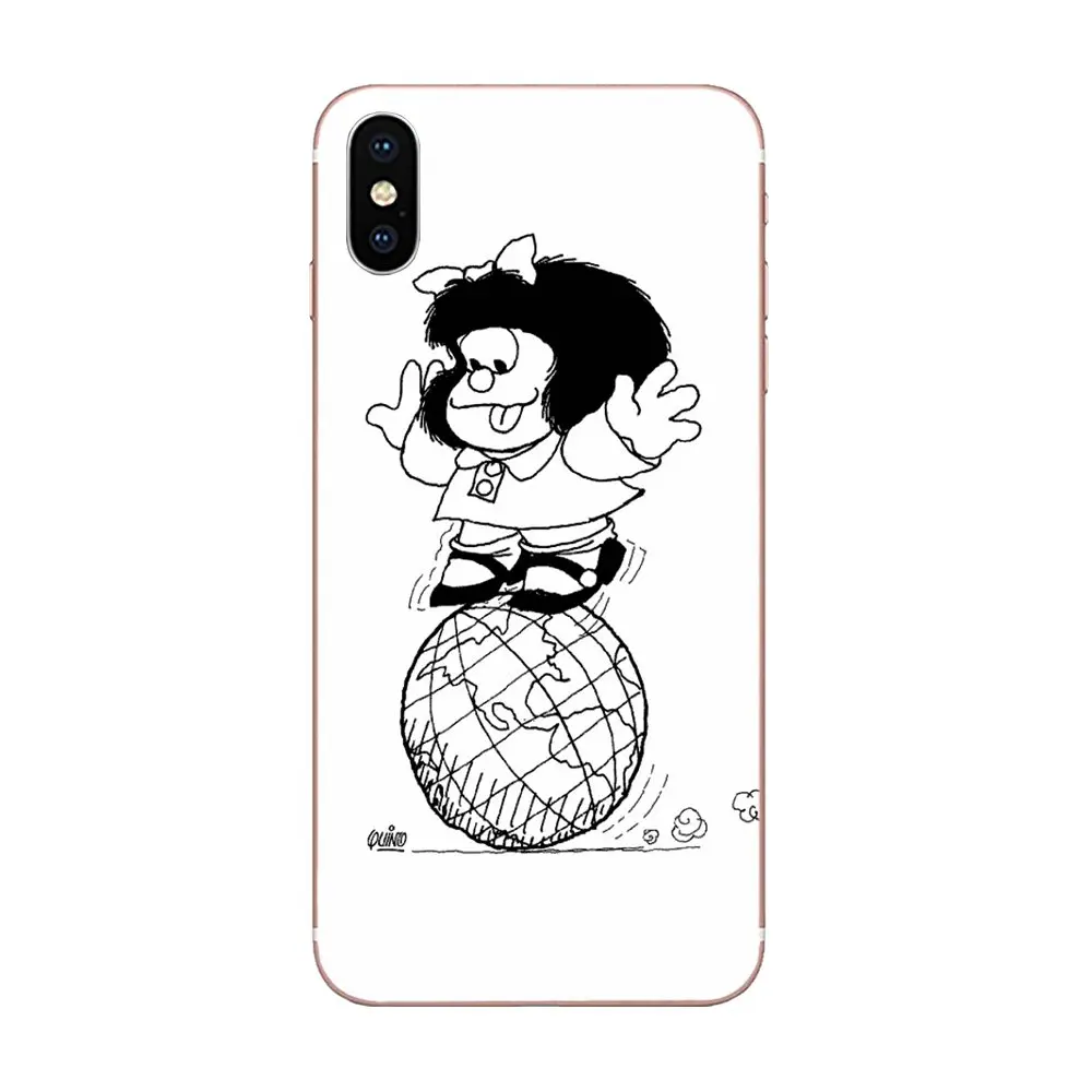 Чехол для мобильного телефона с забавным мультипликационным рисунком Mafalda Girl