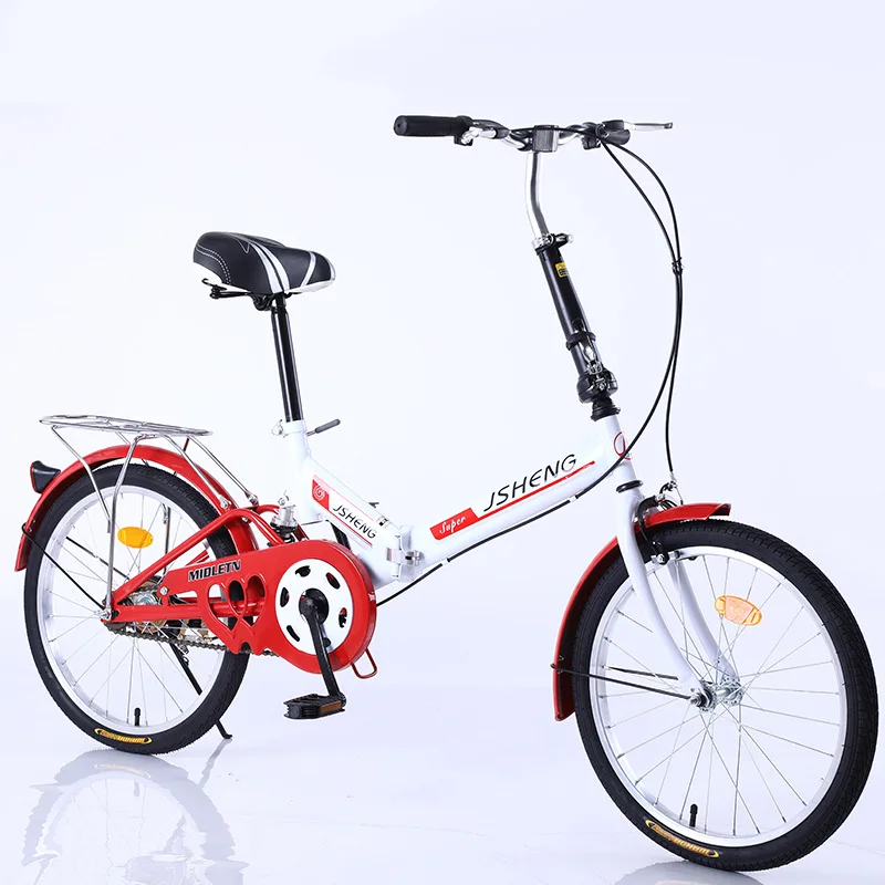 Складной Односкоростной велосипед для взрослых и студентов портативный