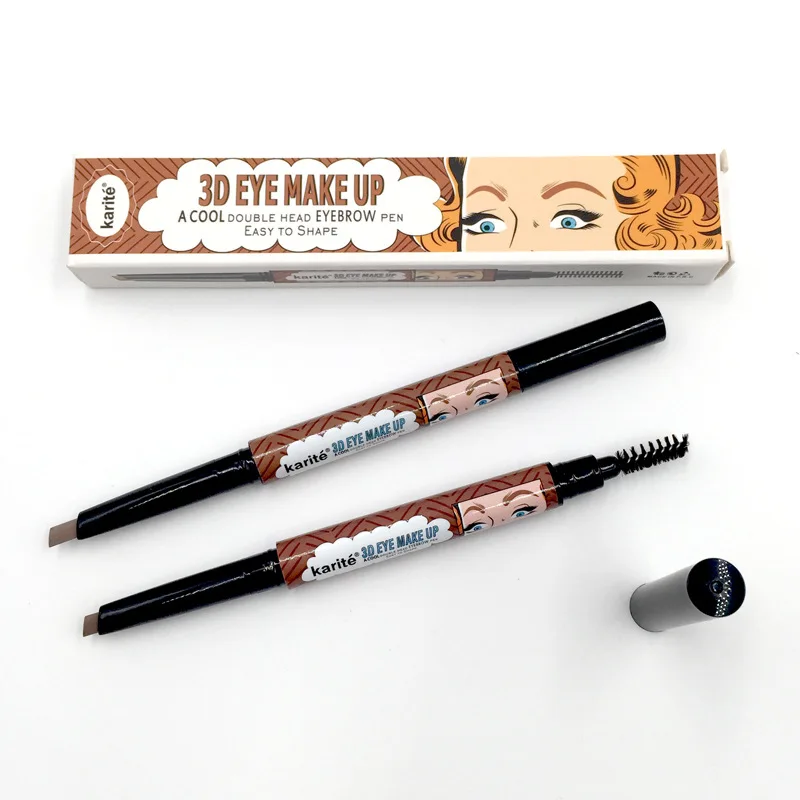 3 шт./лот карандаш для бровей с двойной головкой водостойкий простой в форме