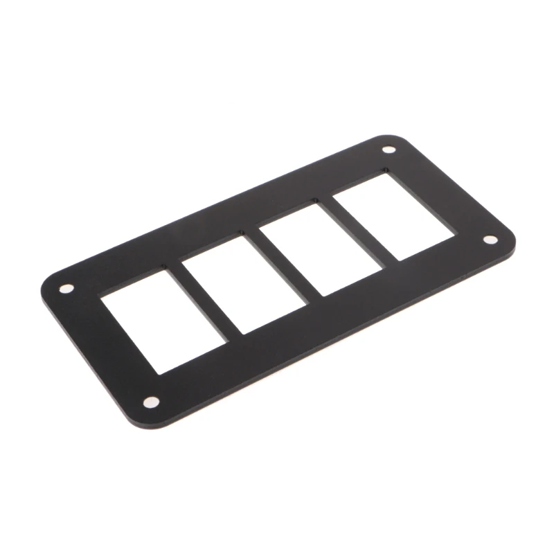 

2021 New Aluminum Rocker Switch Panel 4 Way Housing Holder For Car Boat Auto Parts