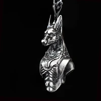 2021 fashion retro domineering 316l stainless steel egyptian grim reaper pendant mens and womens necklace