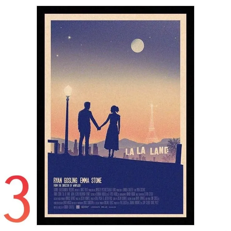 La Land City of Love плакат декоративный DIY настенные холщовые наклейки художественные