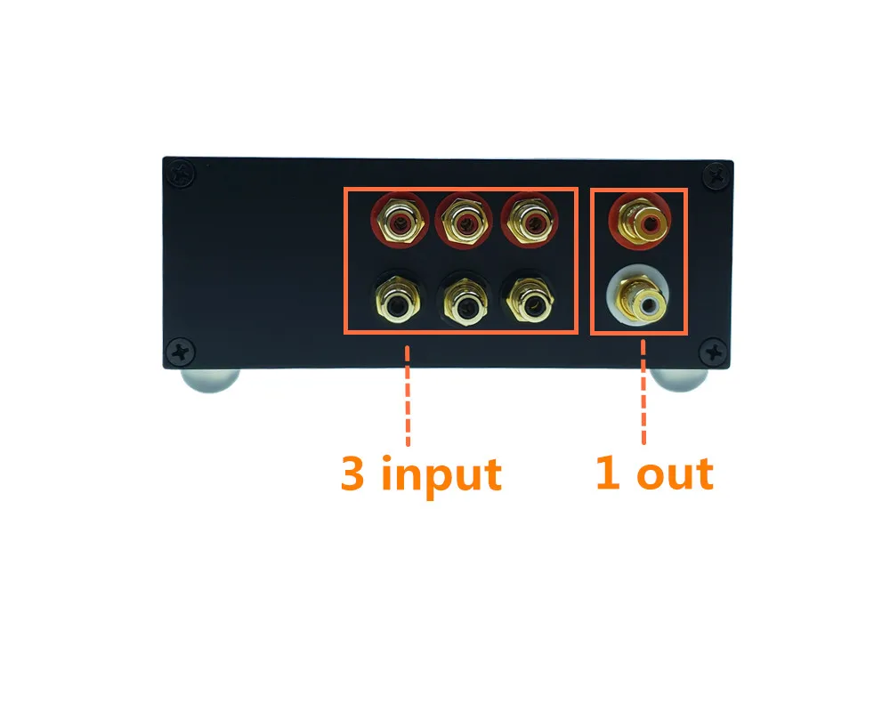 3 в 1 выход/3 способа HIFI Пассивный звуковой вход селектор источника звуковая