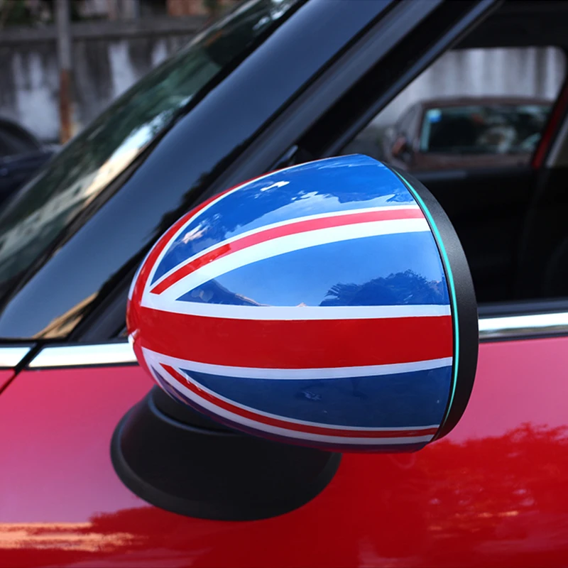 Стайлинг автомобиля чехлы для зеркал заднего вида и дверей наклейки Mini Cooper S JCW