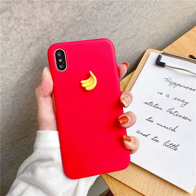 Case For Samsung Galaxy S8 S9 S10 5G Lite Plus S6 S7 Edge Soft Cover Cute 3D Fruit Silicone Peach Grape Avocado orange Cases