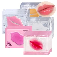 581012pcs collagen crystal lip mask gel patch moisturizsing hydrating repair lines lips plumper lips pad lip care enhancement