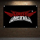 Плакаты и флаги для рок-группы BABYMETAL, баннеры и флаги в стиле хип-хоп, музыкальный плакат из тяжелого металла, гобелен, подвесная картина, фоновая декоративная ткань, G