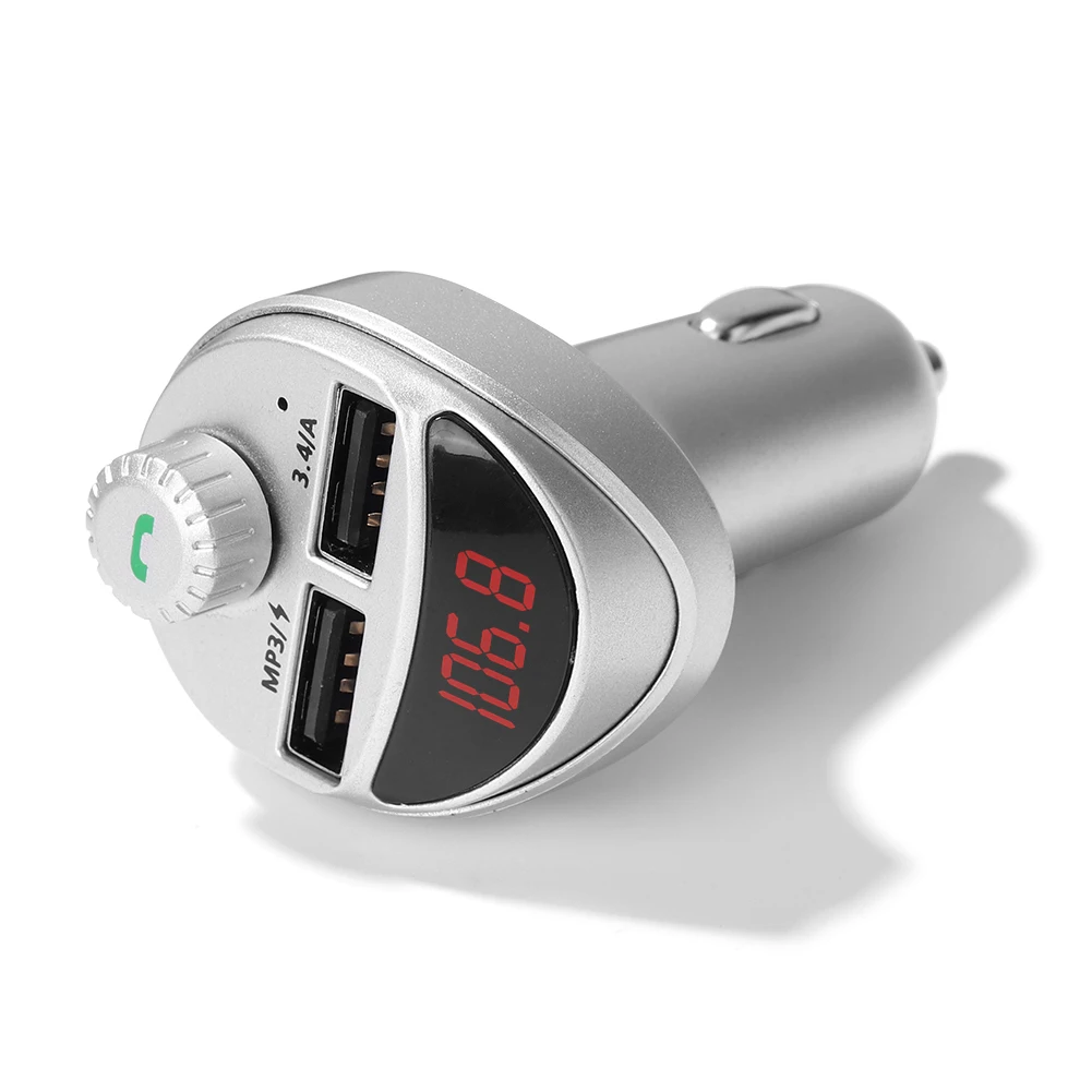 

Автомобильное зарядное устройство 5,0 а с двумя USB-портами, автомобильный радиоприемник, стереоплеер, телефонная аудиосистема, Bluetooth-совмест...