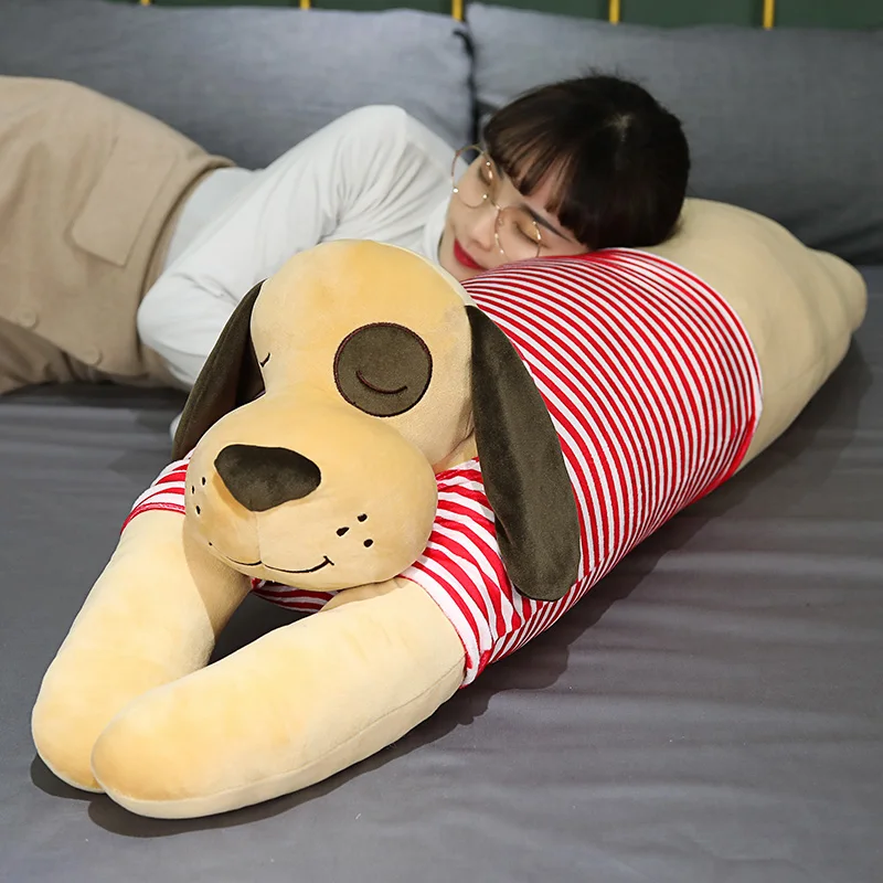 Barato Almohada De Animales De Dibujos Animados De Tamaño Gigante Para Niños, Cojín De Cama De 130CM, Oso De Peluche, Gato, Dinosaurio, Regalo Para Niños