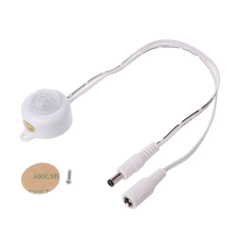 

DC 5-24V/5A With Plug For LED Strip Human Body Infrared PIR Motion Sensor Switch