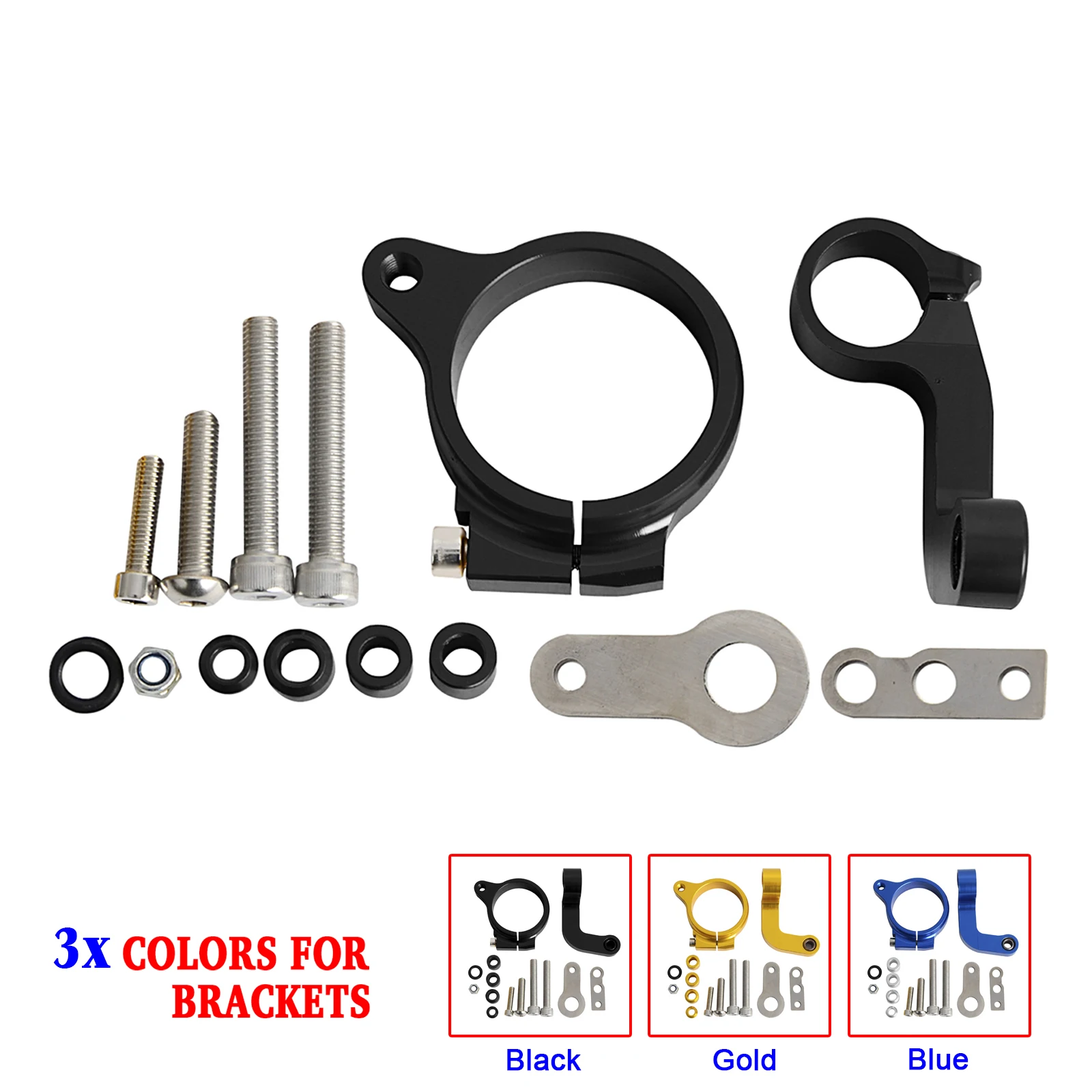 

Steering Damper Mounting Bracket For BMW R1200GS LC R 1200 GS 1200GS LC 2013 only R1200GS (Water Cooled)