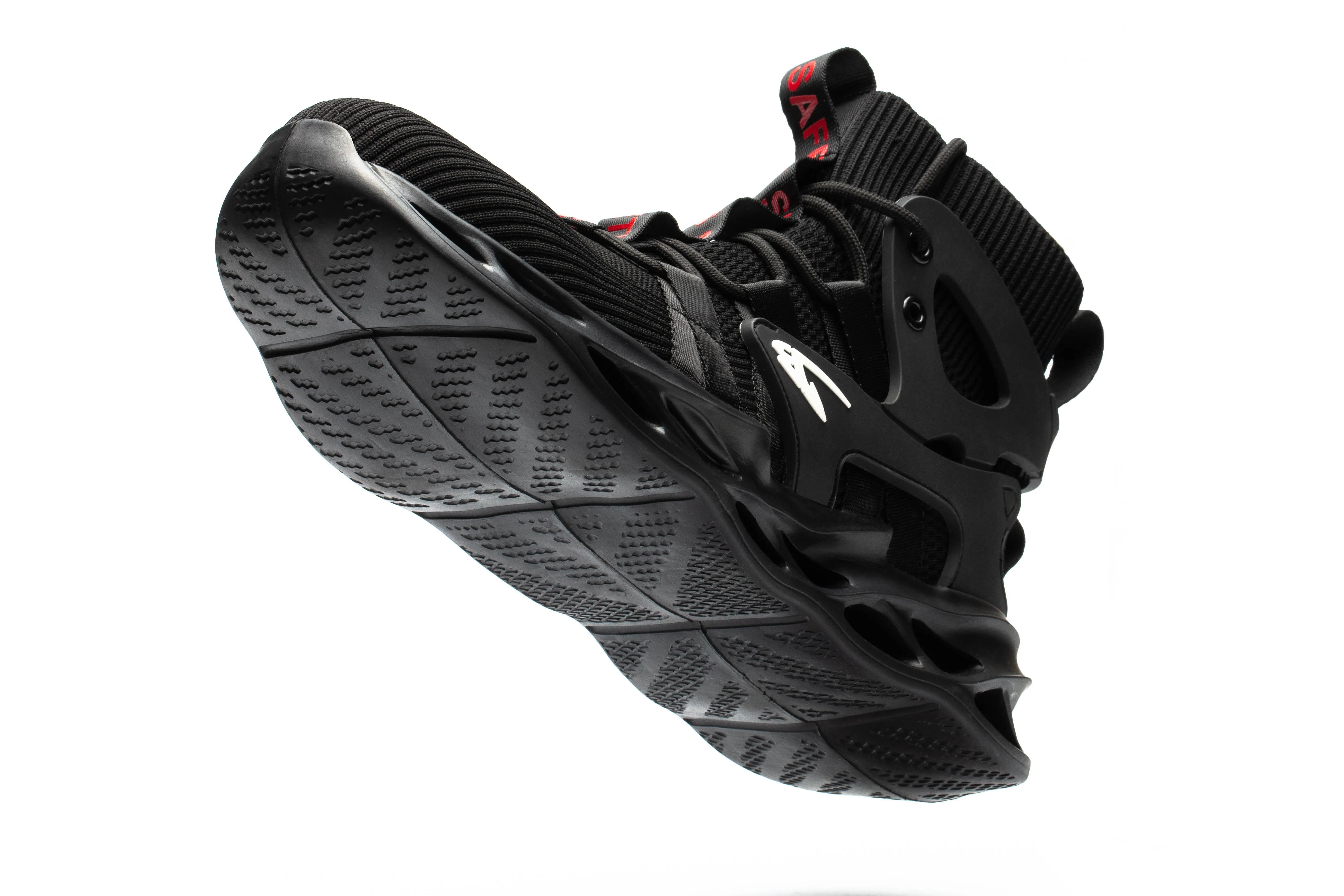 Мужские защитные ботинки Нескользящие дышащие удобные летняя защитная обувь для