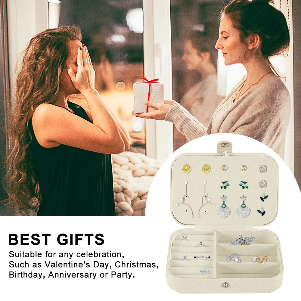 Коробка для хранения ювелирных изделий оранжевый розовый вспышка белый квадрат