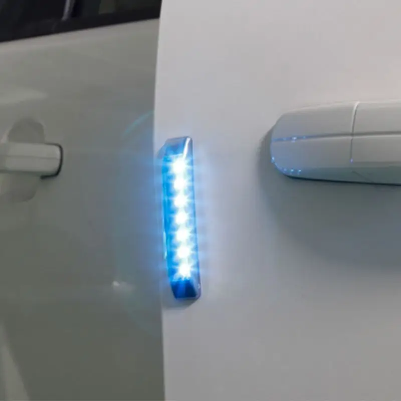 Автомобильный стильный светильник с защитой от столкновений Дверной солнечный