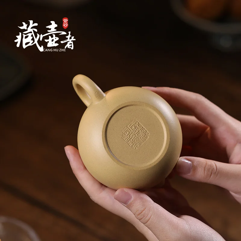 

Hide pot of yixing recommended the engineering qi teacher all hand xi shi pot authentic undressed ore mud teapot tea set