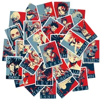 103050pcs popular japanese anime stickers creative graffiti attack titanmy hero academia and other stickers wholesale
