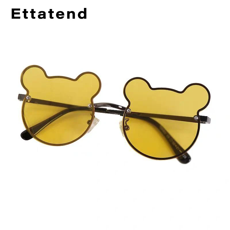 

2020 Fashion Polarized Kids Sunglasses Bear Shape High Quality Sun Glasses UV Protection Candy-colored Lens Children Shade Uv400