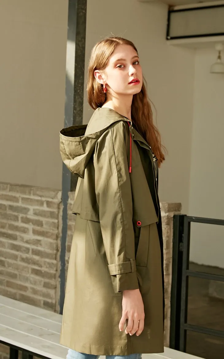 Vero Moda женский ветрозащитный дизайн хлопок Тренч | 319121535