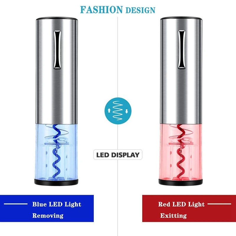 Электрический штопор перезаряжаемый над зарядным устройством и фольга резак