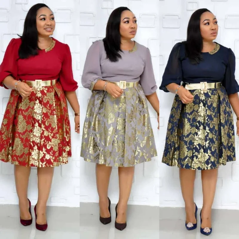 2020 африканские платья Дашики новая мода базин эластичные вечерние знаменитые