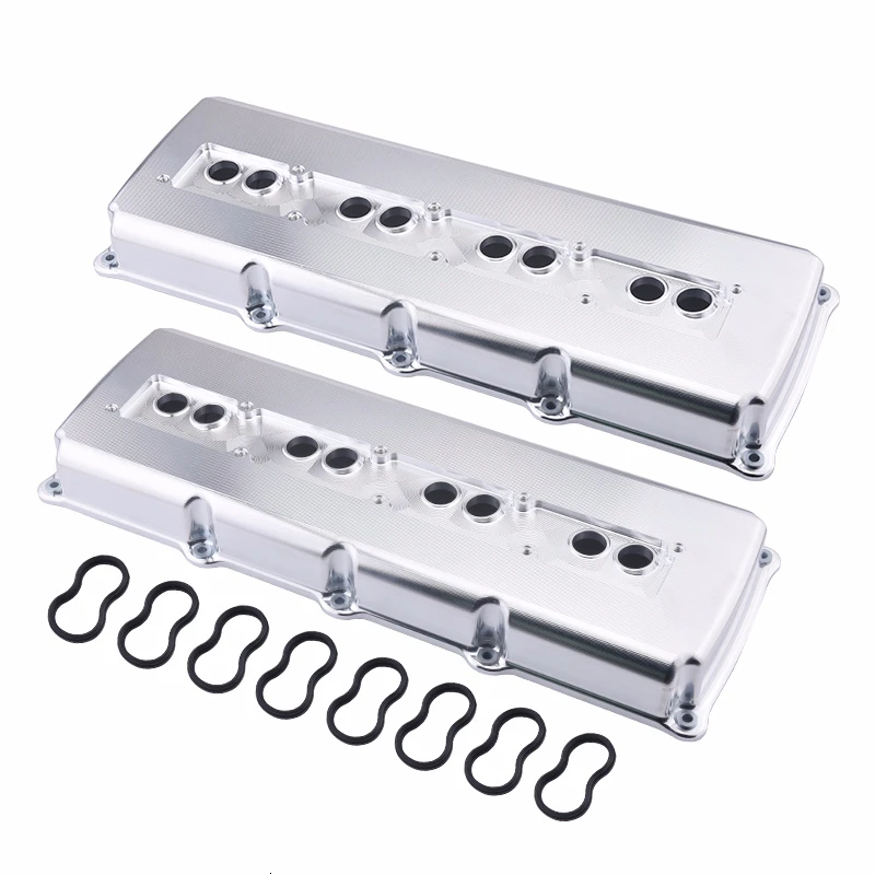 Головка цилиндра двигателя алюминиевые гладкие крышки клапана подходят для 2005