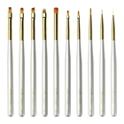 1 шт. ногтевой инструментный ход с цветочным печатным рисунком тянуть проведенными линиями набор кистей для растушевки окрашенные линии фототерапии ногтей Маникюр нейл-арта TSLM1