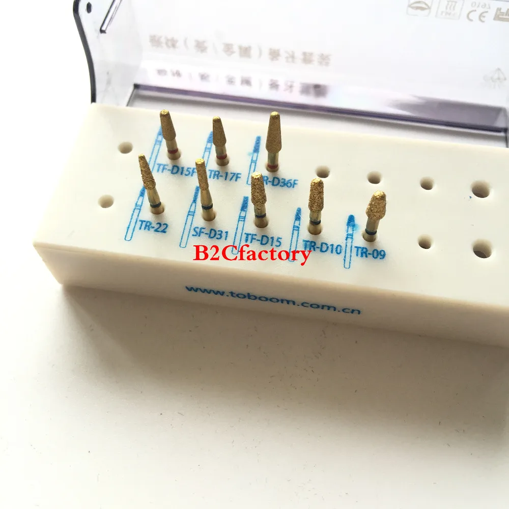 Стоматологические алмазные боры зубов набор для подготовки к полировке