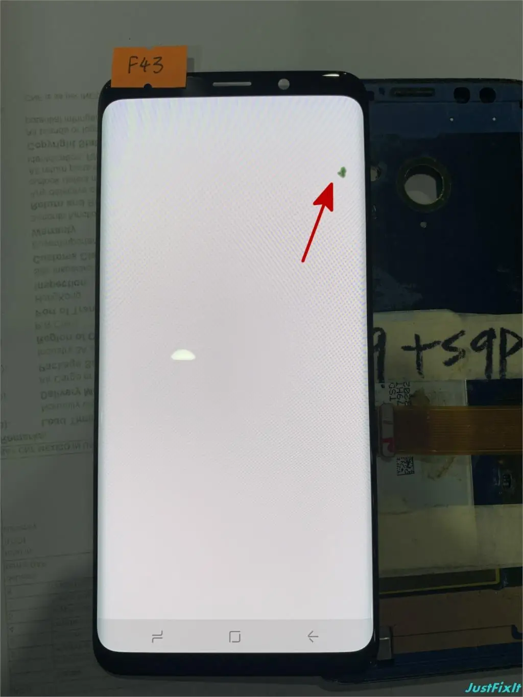 Супер AMOLED для samsung Galaxy S9 Plus G965F G965U S9plus ЖК-дисплей сенсорный экран дигитайзер дефект черное пятно