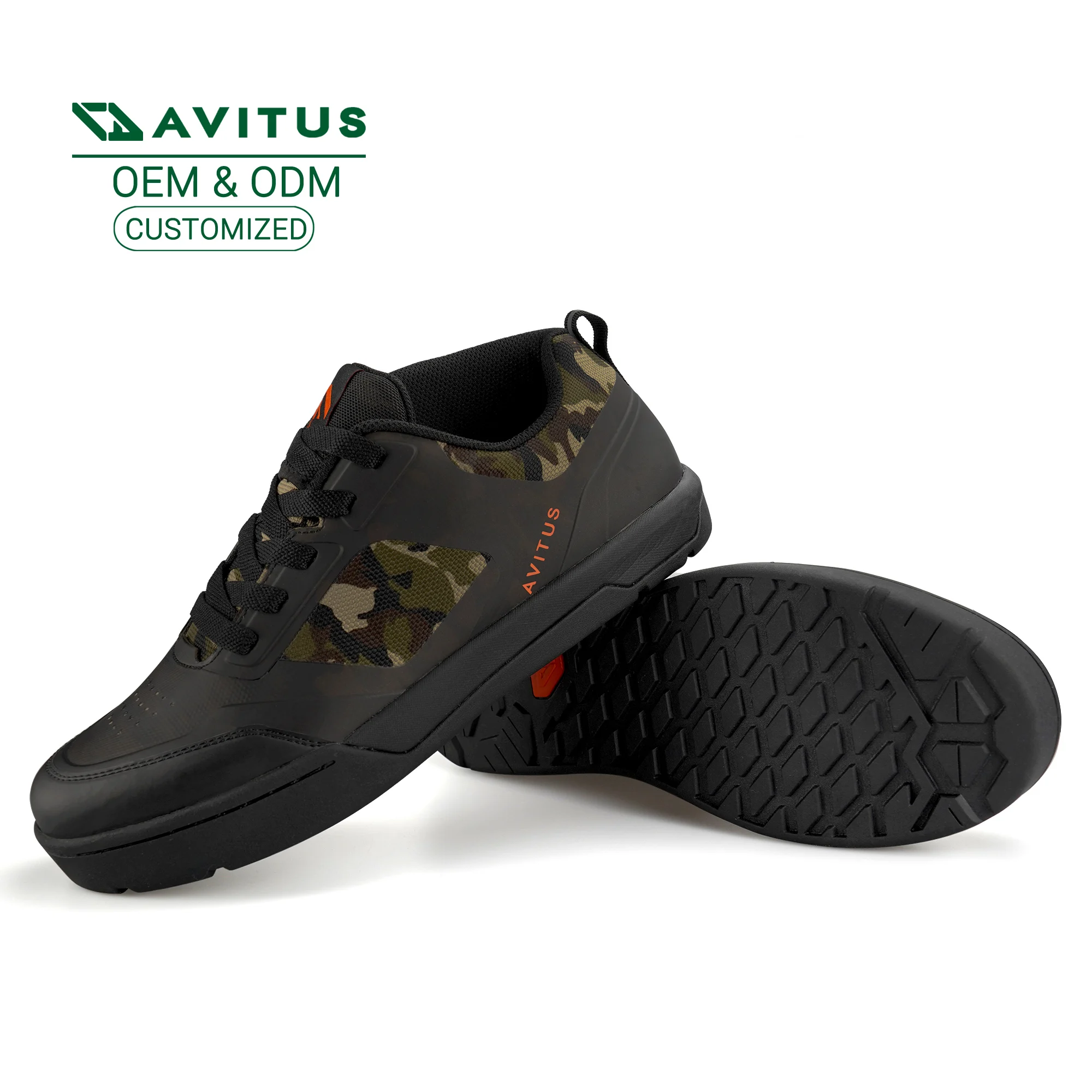 Мужская камуфляжная обувь для езды на велосипеде плоской подошве | Спорт и