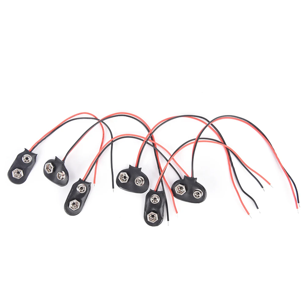 

New 10pcs D. C. Power Plug Machine Buckle 9 V Battery Cable Connector