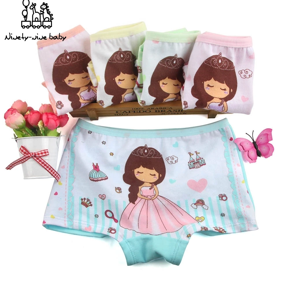 5 шт./Лот хлопковые трусы для девочек | Мать и ребенок