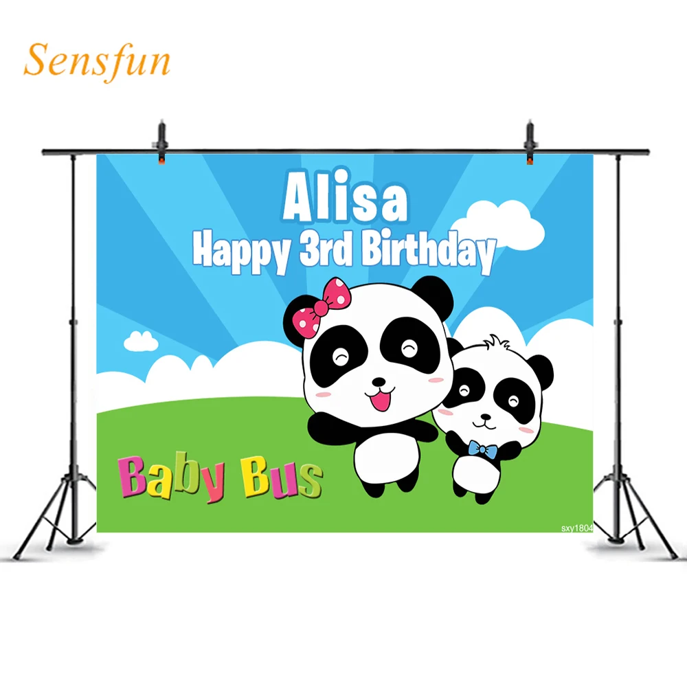 

LEVOO пользовательский фон панда день рождения небо облако фотография Фон Фото фон фотостудия фотосессия реквизит фотосессия