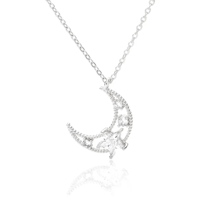 

Boho Aesthetic Choker Simple Star Pendant Moon Necklace For Women New Bijoux Maxi Statement Necklaces Collier Fashion Jewelry