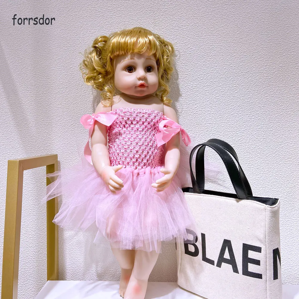 

Кукла реборн силиконовая, Реалистичная кукла-младенец, 58 см, для купания новорожденных, лучший подарок для девочек