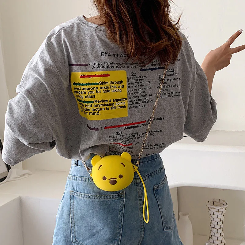 Новые стильные женские сумки летние кавайные силиконовые Наплечные на цепочке