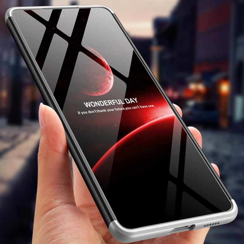 

Case for Samsung Galaxy A53 5G 360 Full Protection Phone Cover Matte Hard Plastic Camera Protection Shockproof Case NO Glass