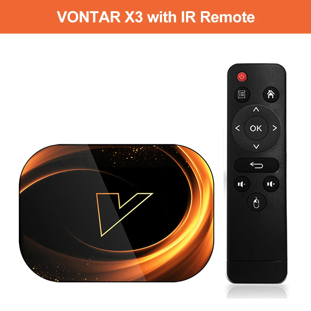 ТВ-приставка Vontar Amlogic S905X3 Android 9,0 X3 4 Гб ОЗУ 64 Гб ПЗУ 32 Гб 128 ГБ смарт-приставка 8K 1000 м двойной Wifi Netflix Youtube