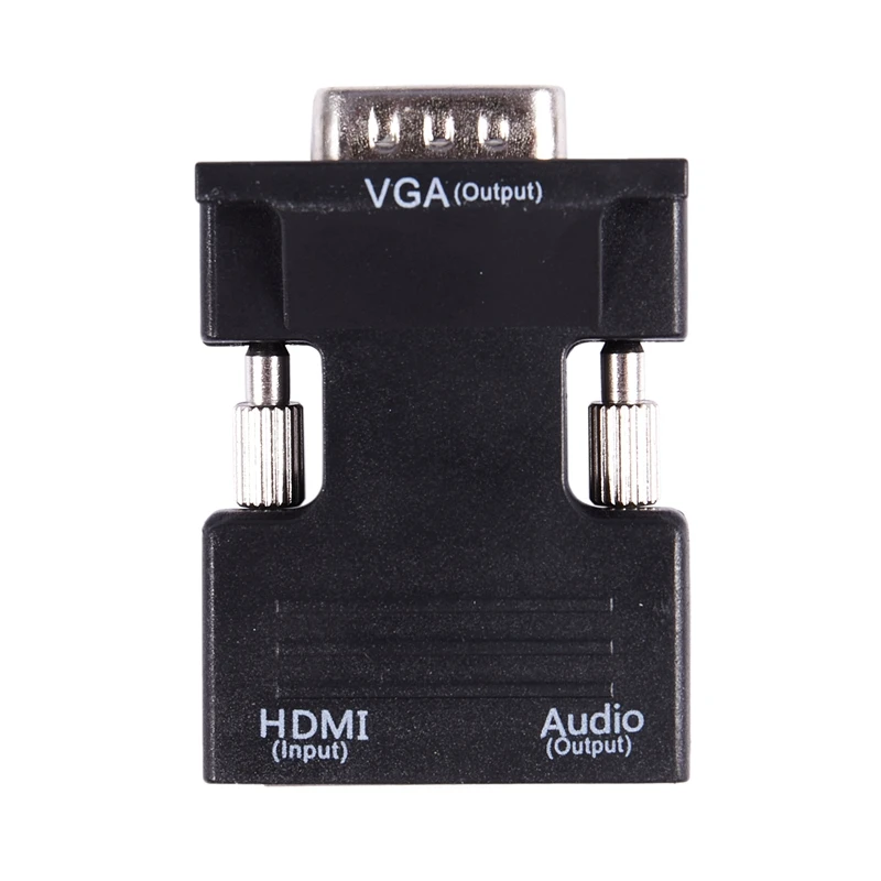 1080P HDMI Женский к VGA Мужской с аудио выходным кабелем конвертер адаптер|Адаптеры