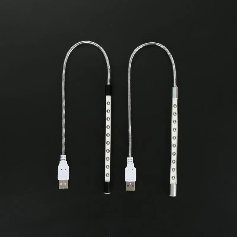 Новый металлический материал USB светодиодный светильник 10 s алюминиевый сплав
