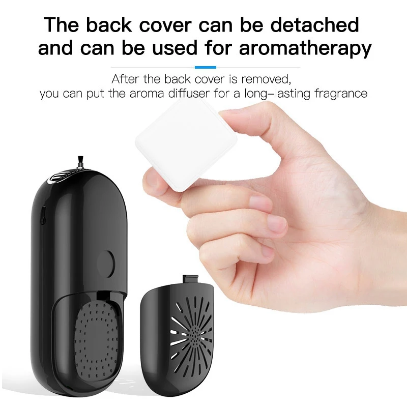 

Necklace Personal Neck Air Purifier,USB Portable Clip-on Wearable Home Car Negative Ion Generator for Kids Adults