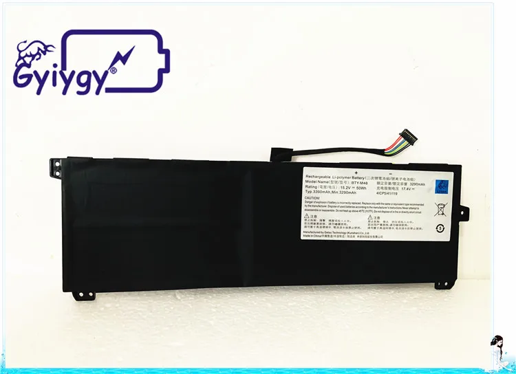 BTY M48 (15 2 V 50Wh 3390 мА · ч) ноутбук Батарея PS42 8RB для MSI MECHREVO S1 C1 [PS42 8250U] серия M48|Батареи