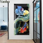 5d алмазная живопись сделай сам, Koi Fish Lover, алмазная вышивка, полноразмернаякруглая Алмазная мозаика, картина для гостиной, домашний декор