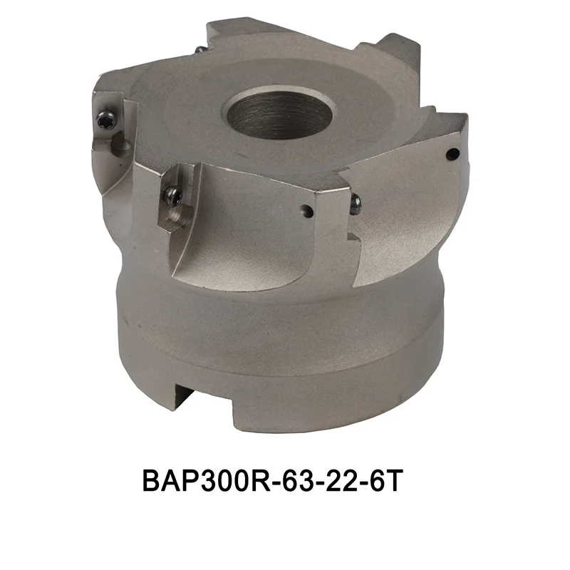 BAP300R BAP400R Наплечная головка Фрезы с ЧПУ, фрезерные инструменты, карбидные вставки APMT1135 APMT1604 - Длина режущей кромки: BAP300R-63-22-6T