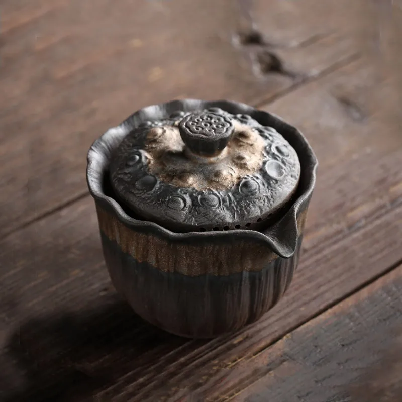 Керамический чайник LUWU ручной работы чайная чашка подставка для лотоса