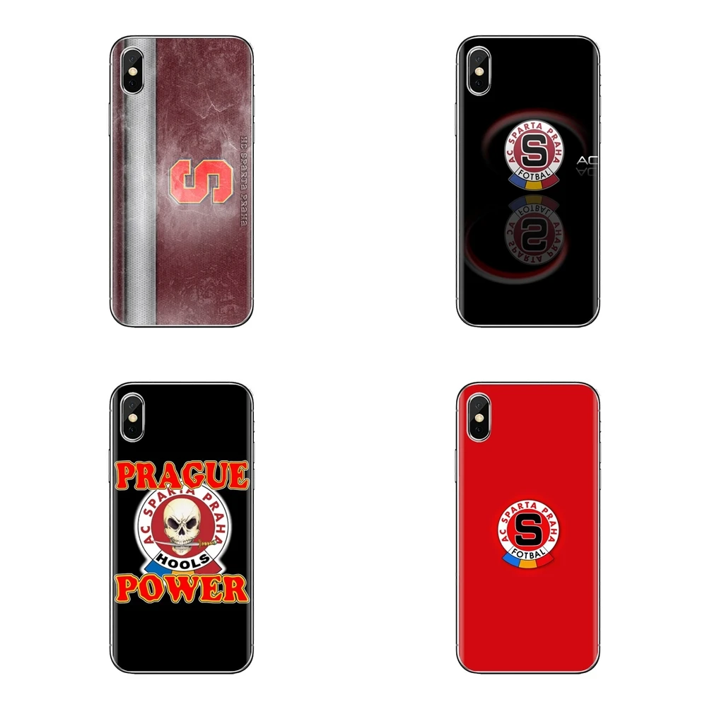 Картина Спарта Прага FC Логотип для huawei P Smart Y6 P8 P9 P10 Plus Nova P20 Lite Pro Mini 2017 SLA-L02 SLA-L22 2i TPU