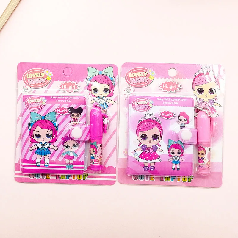 

1pc Doll Notebook with Ballpoint Pen Cute Kawaii Girl Writing Diary Book for Kids Gift School Stationery Supply Notebooks
