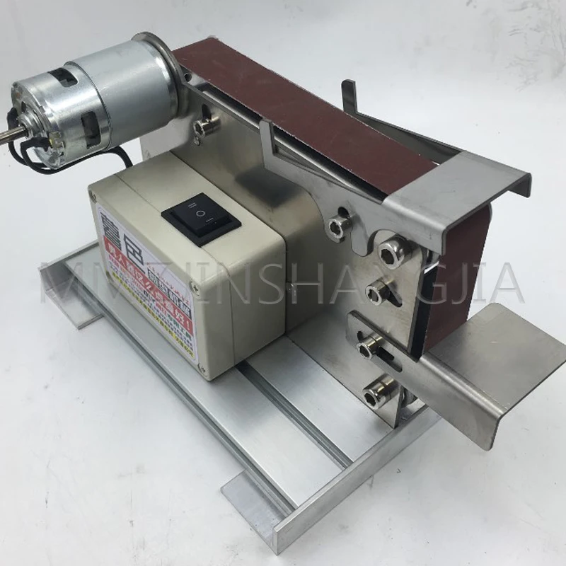 Настольная шлифовальная ленточная машина 220 В полировальная