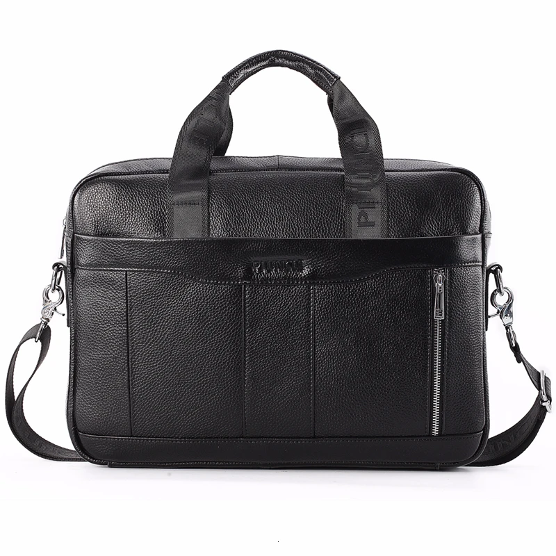 

Top Sell Fashion Simple Dot Famous Brand Business Men Briefcase Bag Leather Laptop Bag Casual Man Bag Shoulder bags